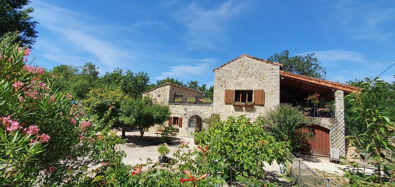 Mas Le Corbery Villa Largentière Exteriör bild