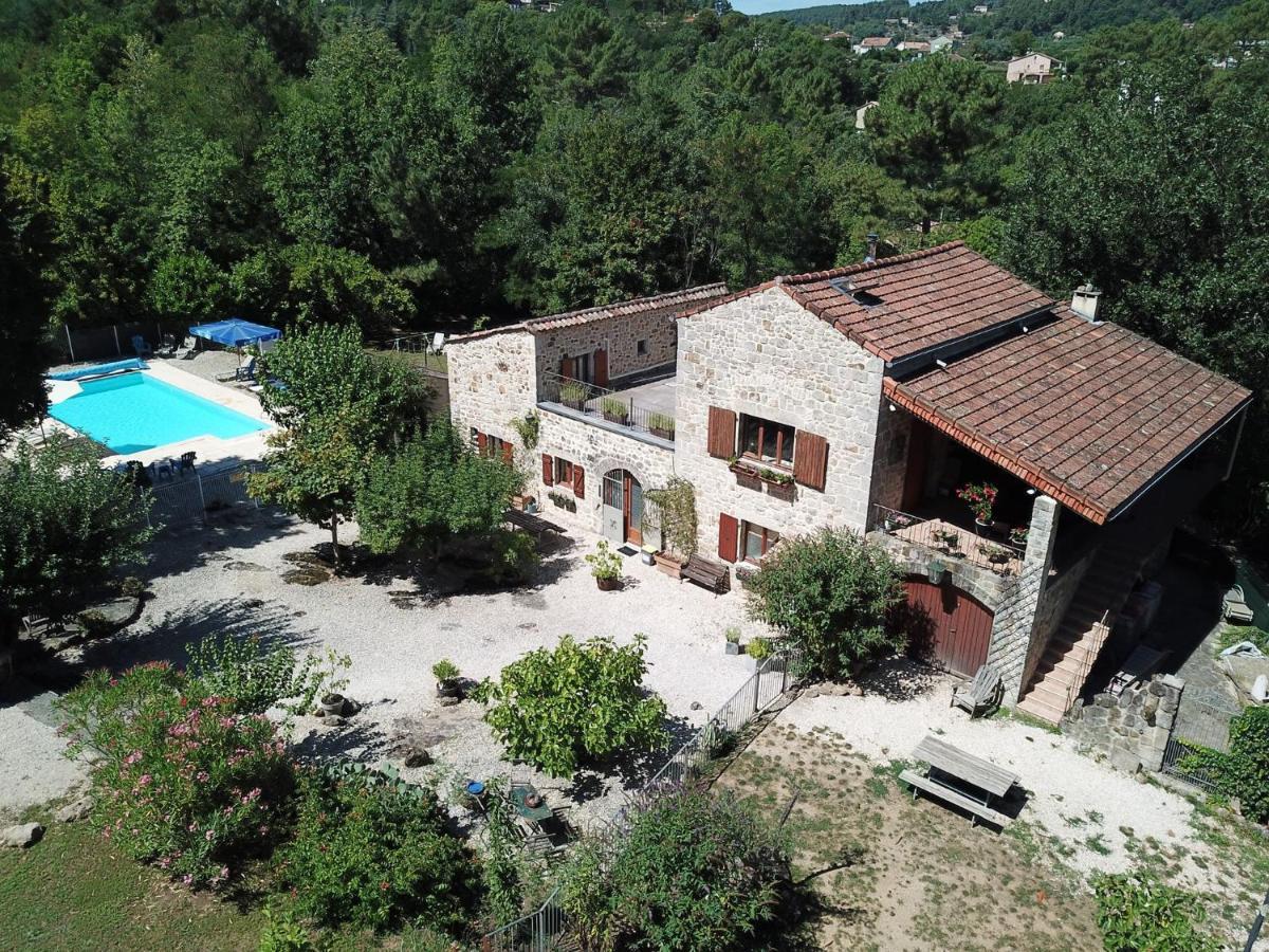 Mas Le Corbery Villa Largentière Exteriör bild